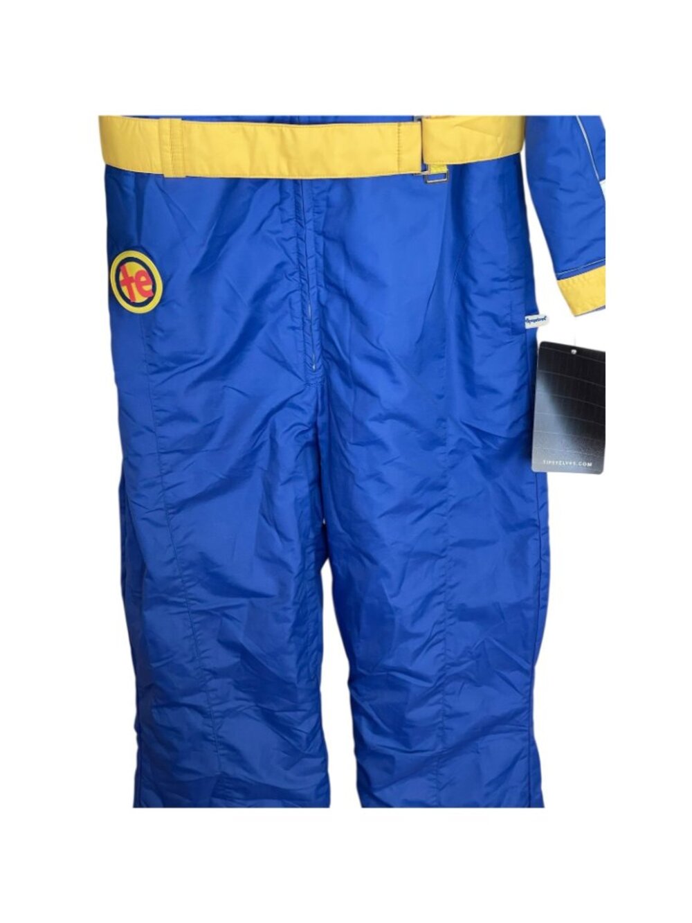 Tipsy Elves Womens Retro Ski Suit Size Large Rainbow Stripe One Piece Mile High - Picture 3 of 12